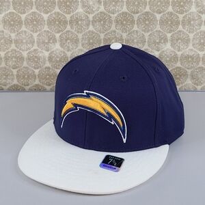 New Mens Fitted Los Angeles Chargers Cap Hat Size ((7⅝))